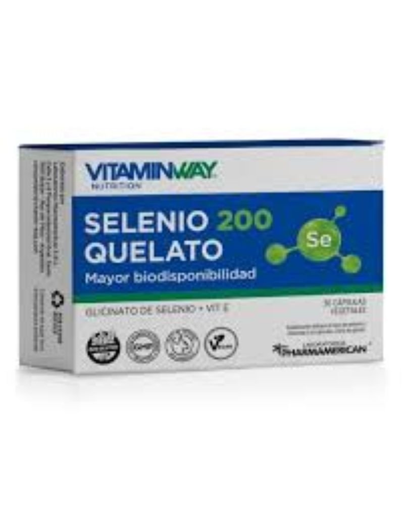 SELENIO 200 QUELADO VITAMINWAY 30 CAPS