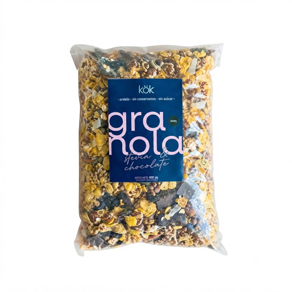 GRANOLA KOK STEVIA Y CHOCO 900GR