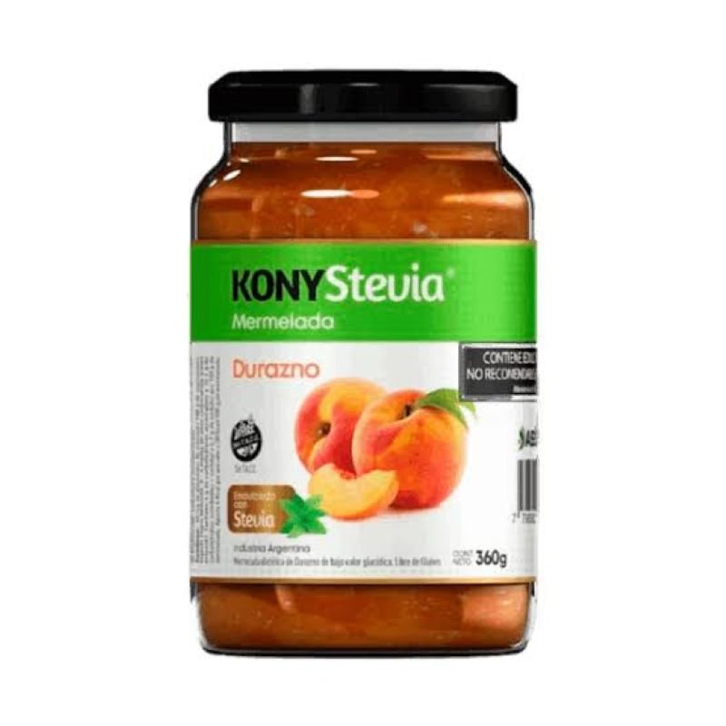 MERMELADA DURAZNO KONY STEVIA 360GR