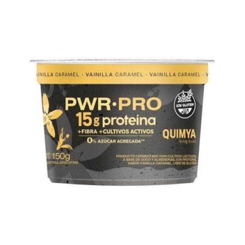 YOGUR PWR PRO QUIMYA VAINILLA CARAMEL 150GR