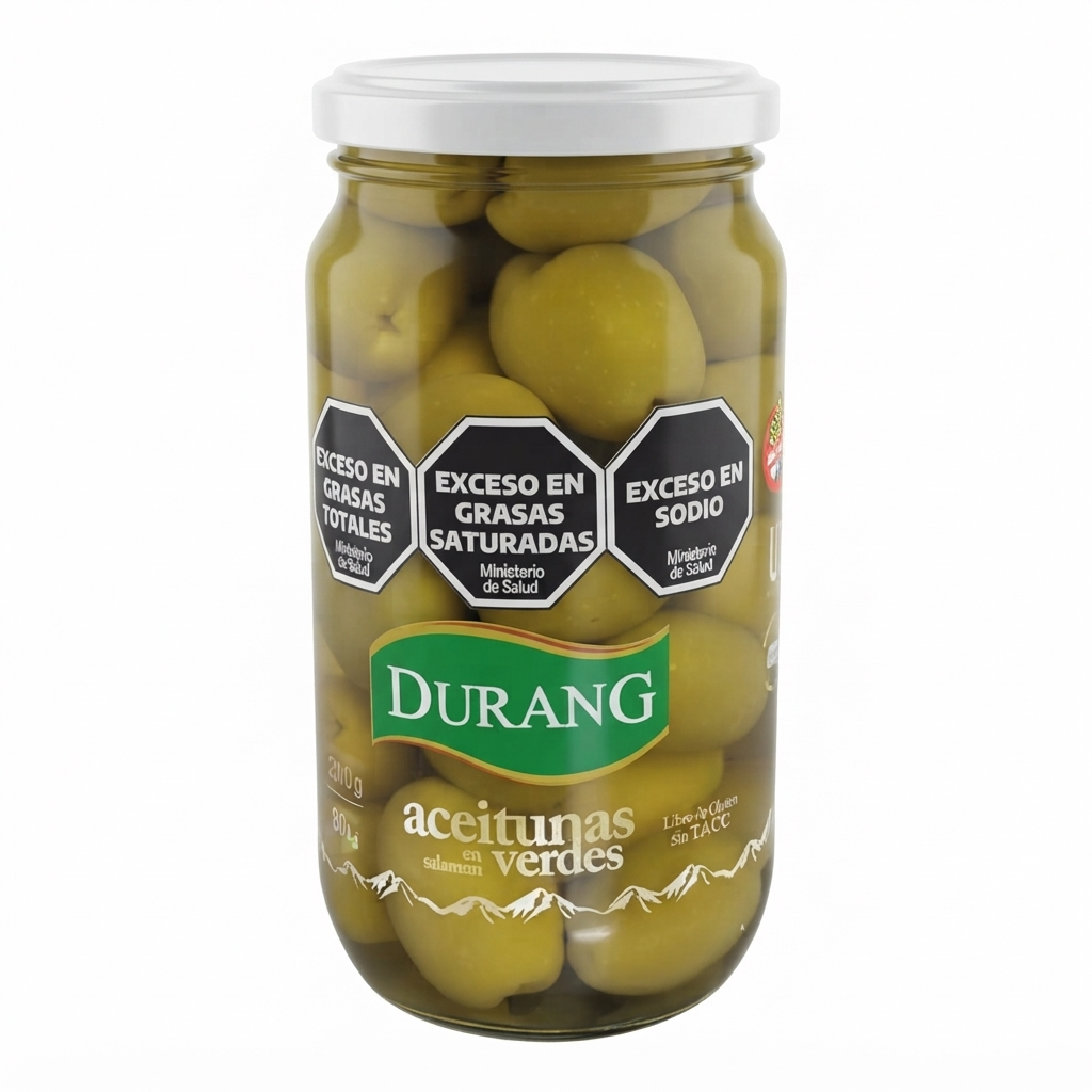 ACEITUNAS VERDES DURANG 800GR