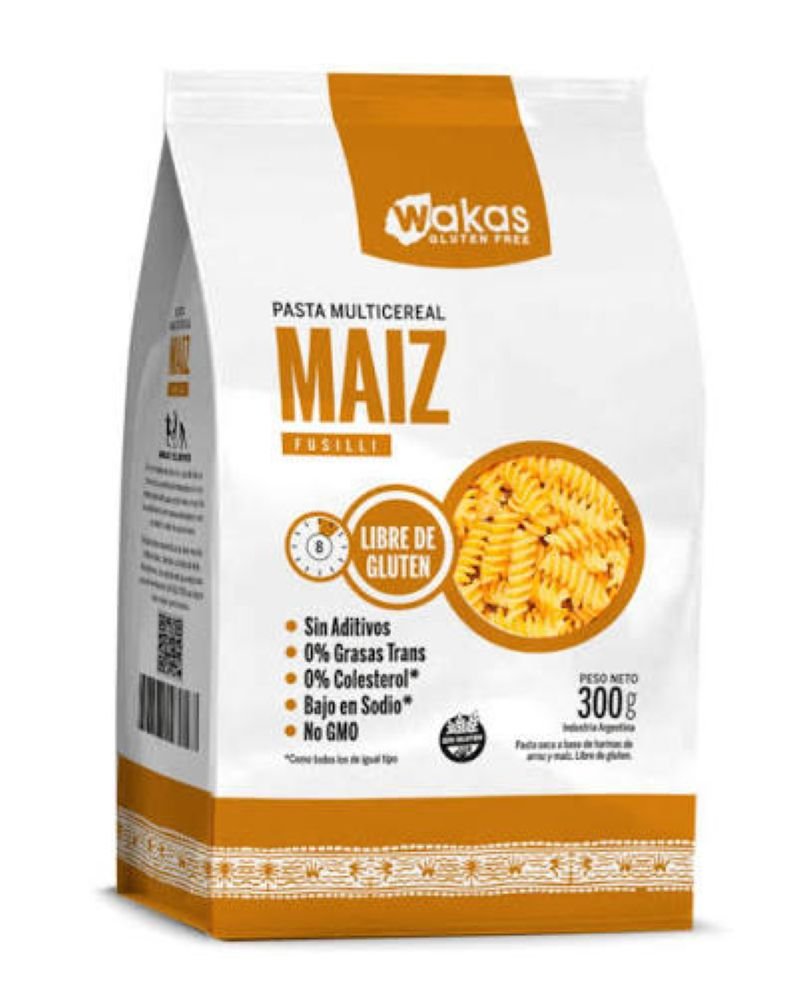PASTA MULTICEREAL MAIZ WAKAS 300GR
