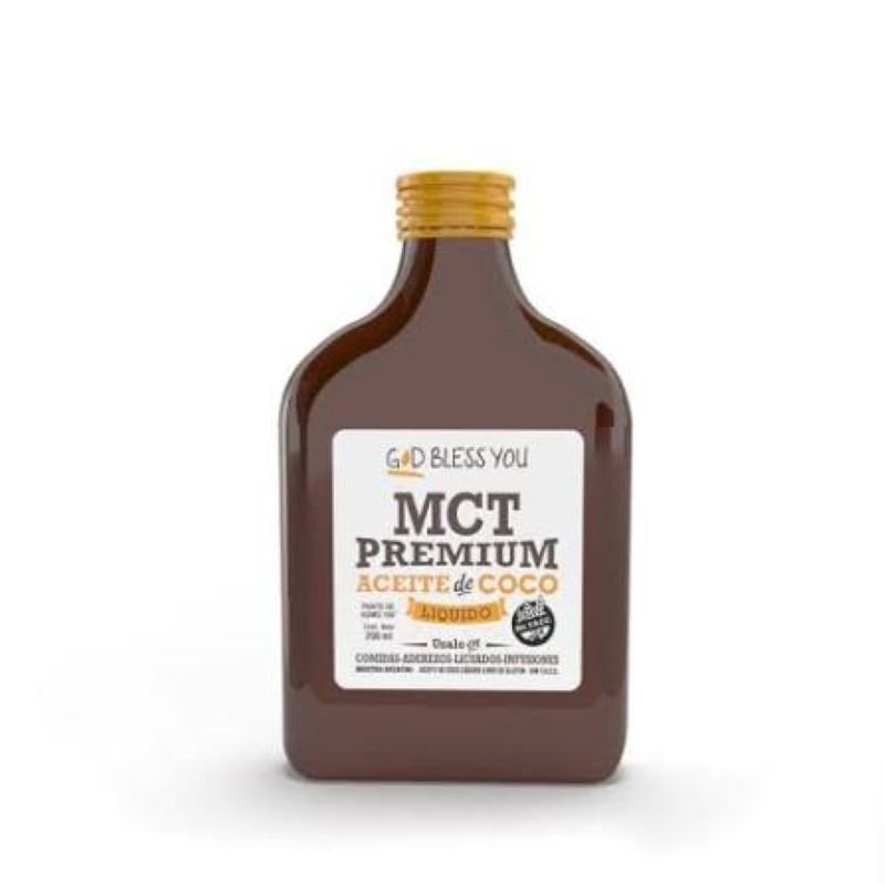 ACEITE DE COCO MCT PREMIUM 200ML GOD BLESS YOU