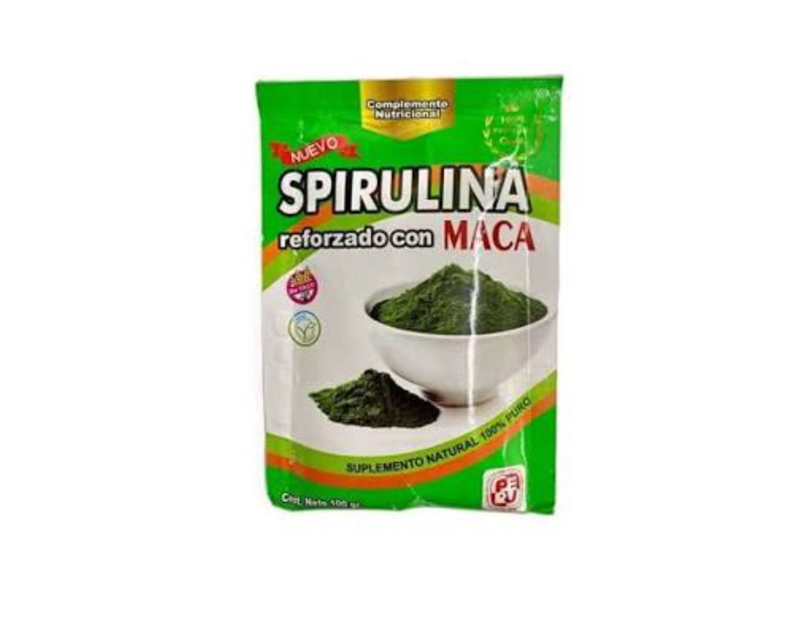 SPIRULINA REFORZADO CON MACA 100G