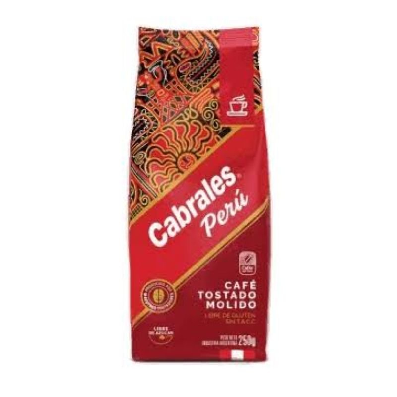 CAFÉ TOSTADO PERU CABRALES MOLIDO 250 G