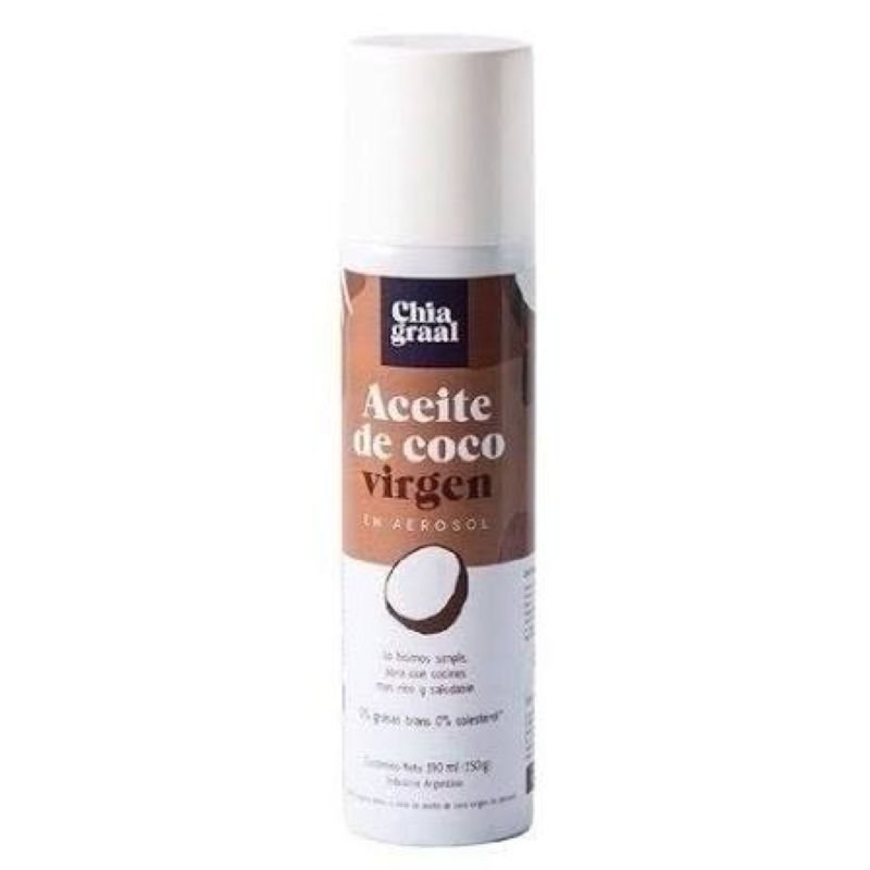 ACEITE DE COCO VIRGEN AEROSOL 190ML CHIA GRAAL