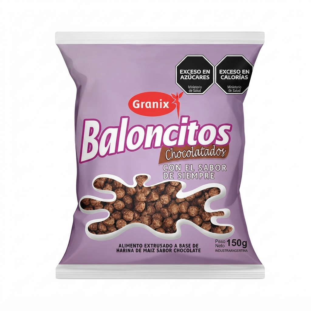 BALONCITOS CHOCOLATADOS GRANIX 150 G