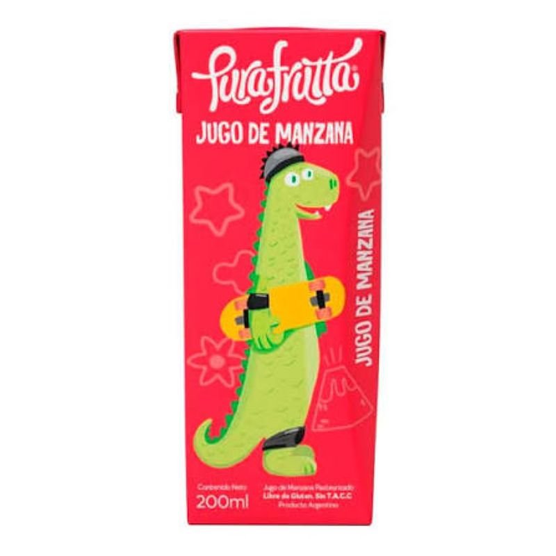 JUGO PURA FRUTTA MANZANA ROJA 250ML