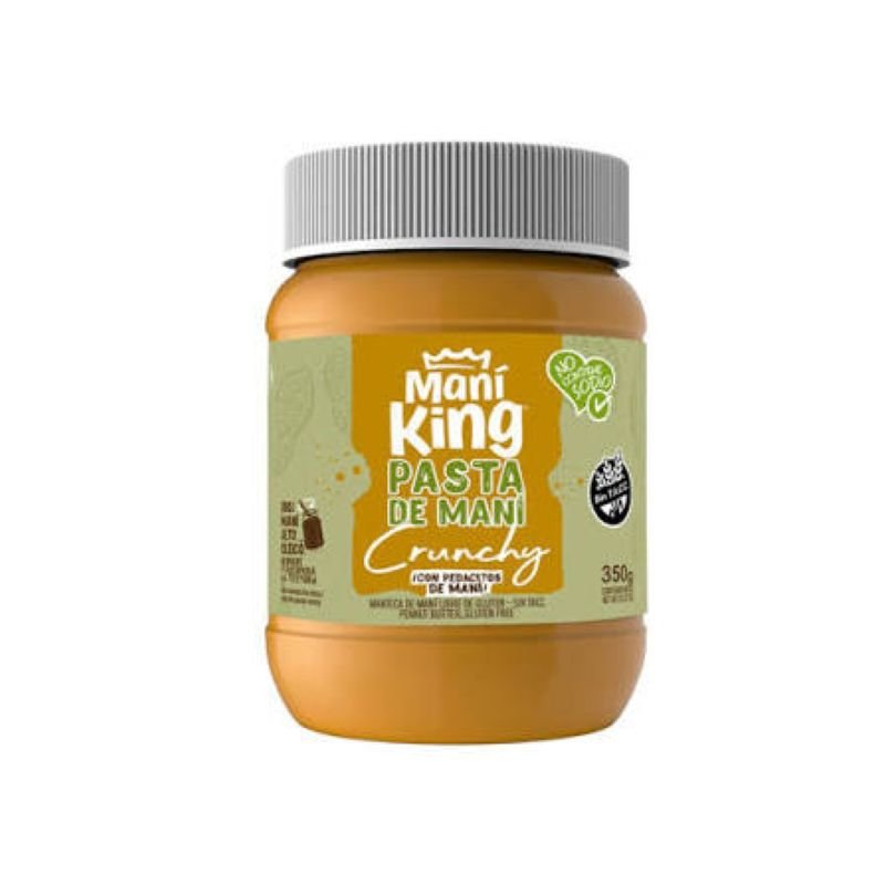 PASTA DE MANI CRUNCHY MANI KING 350 G