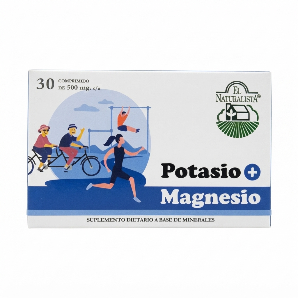 POTASIO MAGNESIO EL NATURALISTA 30 COMP