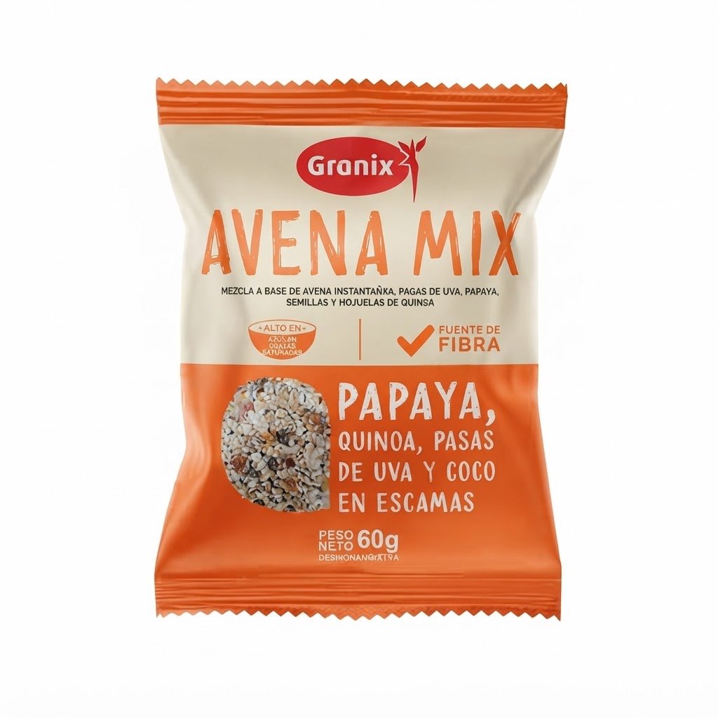 AVENA MIX PAPAYA GRANIX 60GR