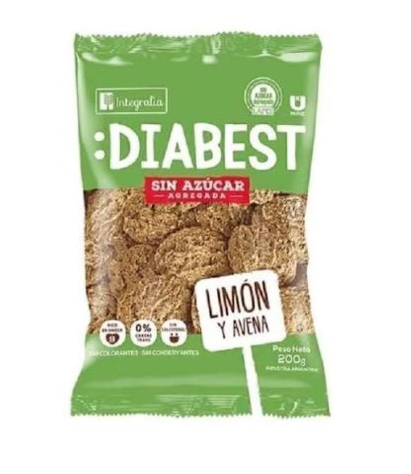 GALLETITAS DIABEST LIMON 200G