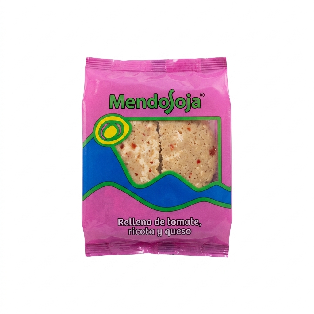 MEDALLON DE SOJA MENDOSOJA TOMATE RICOTA Y QUESO 6U