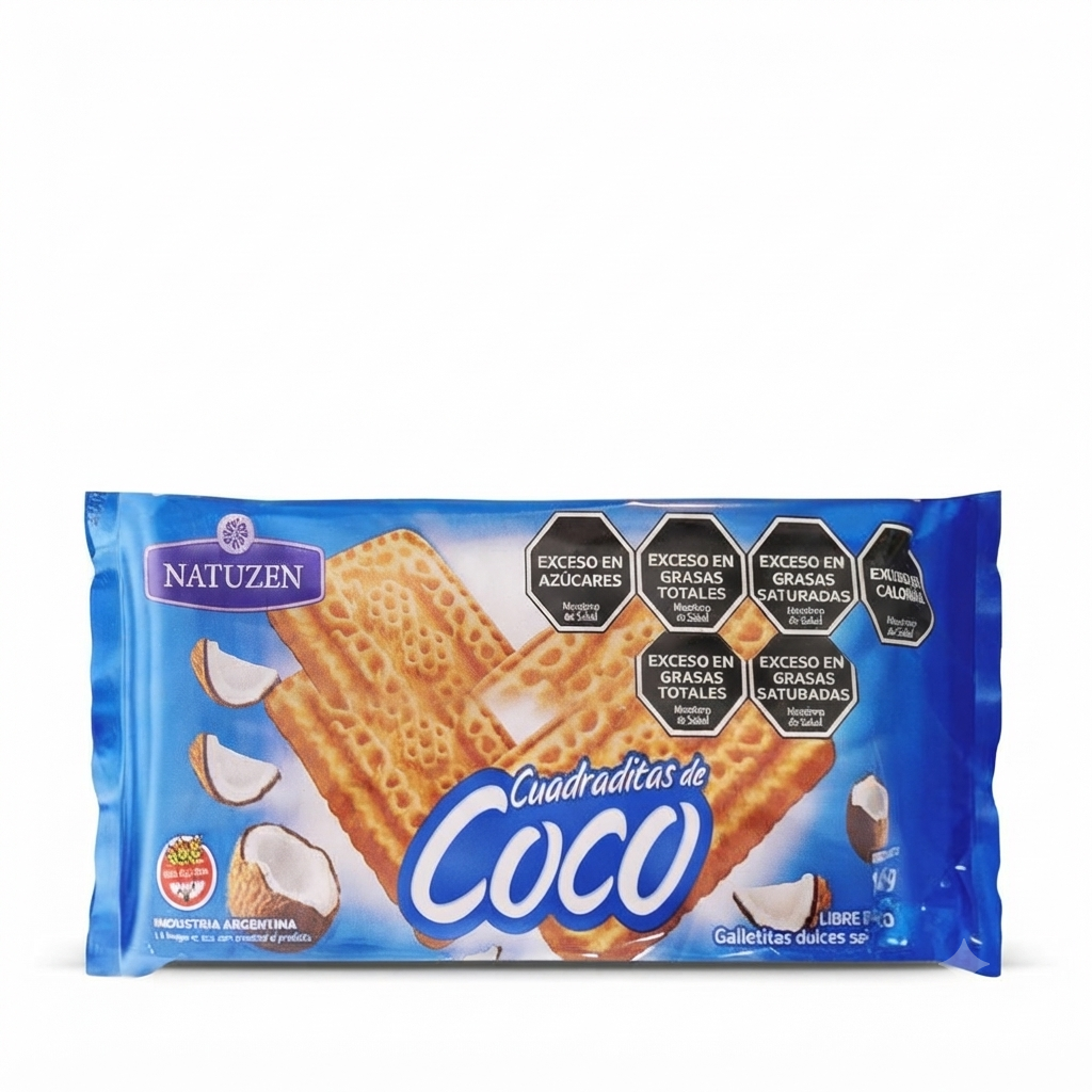 GALLETAS CUARADITAS DE COCO 145G NATUZEN