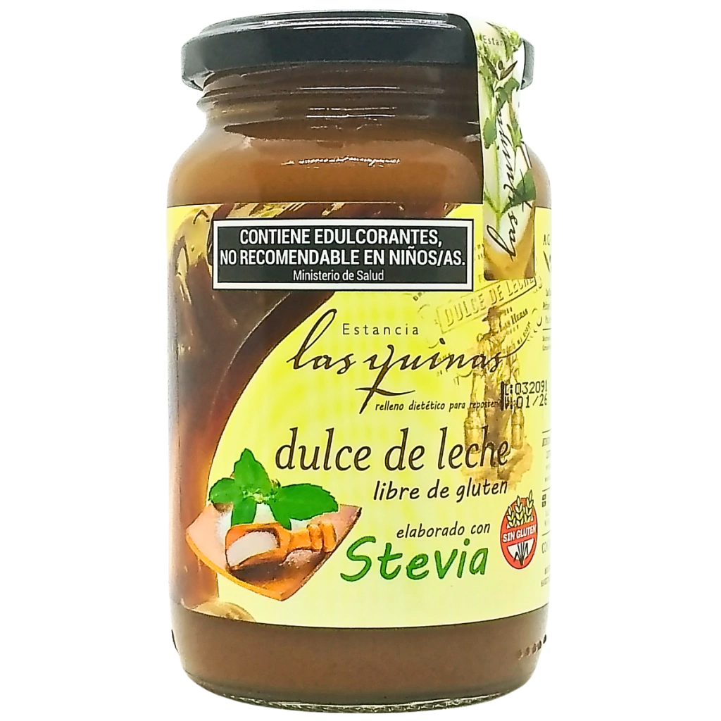 DULCE DE LECHE CON STEVIA LAS QUINAS 450 G
