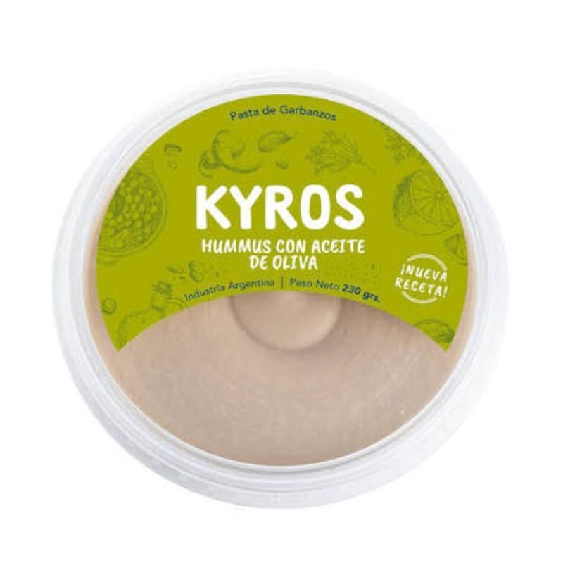 HUMMUS CON AC OLIVA KYROS 230 G