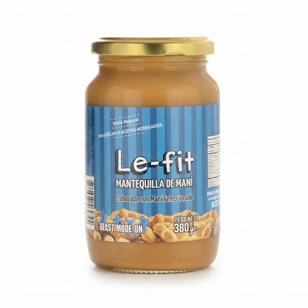 MANTEQUILLA DE MANI LEFIT 360 G
