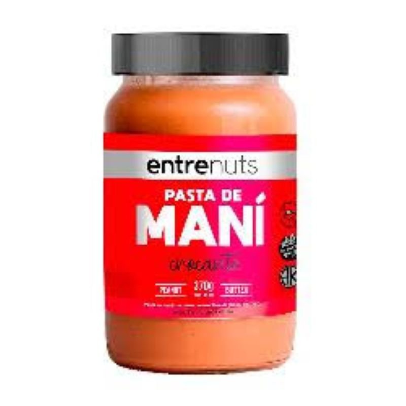 PASTA DE MANI CROCANTE ENTRENUTS 370 G