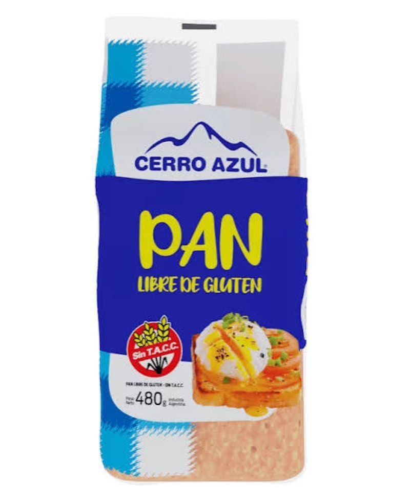 PAN CLASICO CERRO AZUL SIN TACC 48/0GR