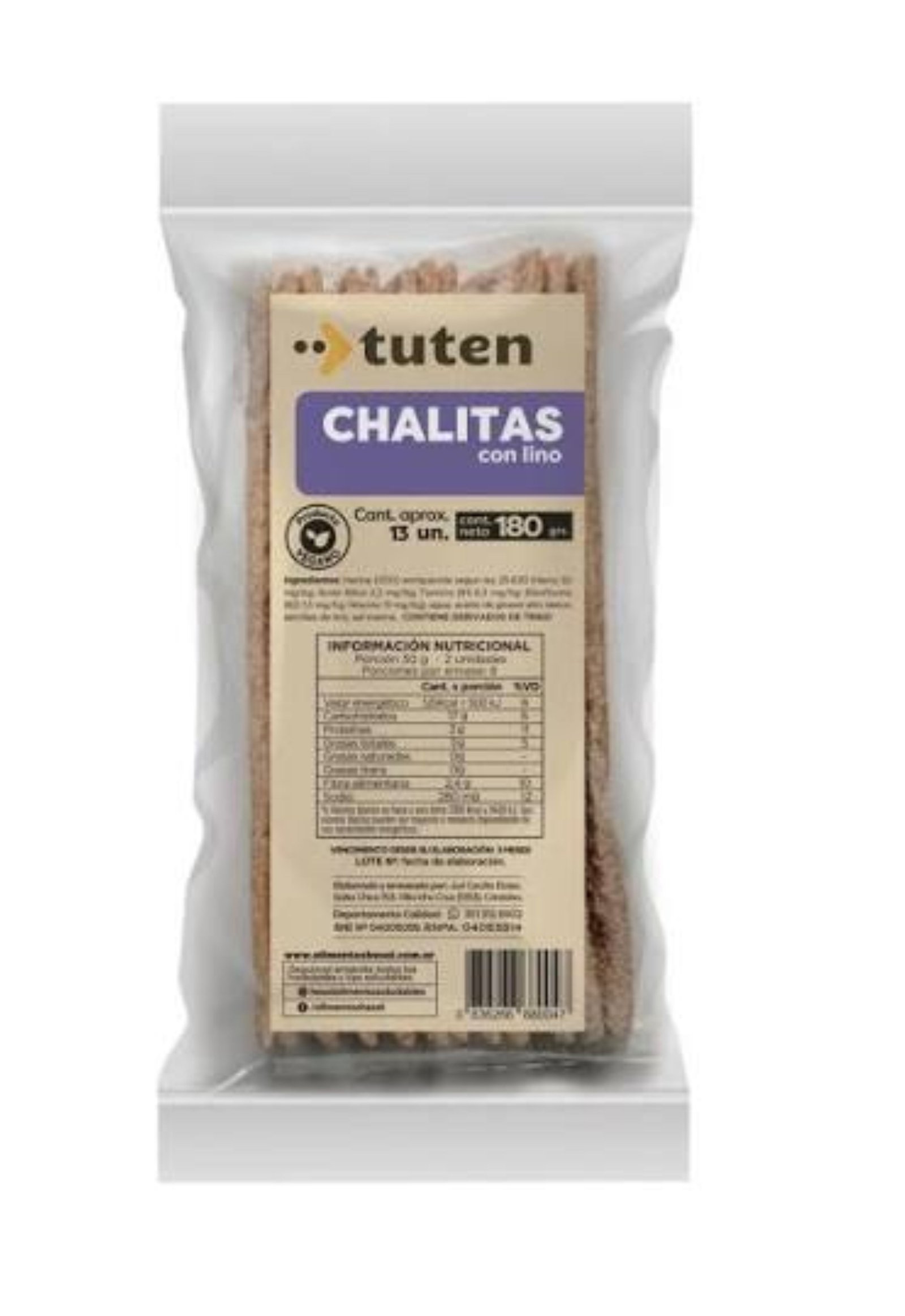 CHALITAS CON LINO TUTEN 180GR