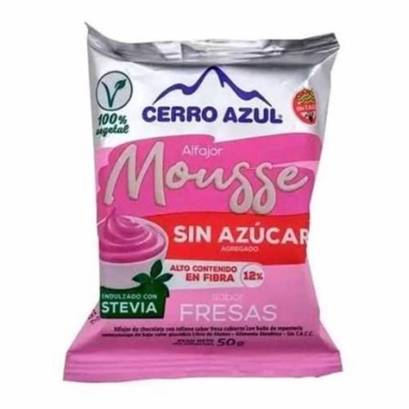 ALFAJOR CERRO AZUL ZERO FRUTOS BOSQUE 50GR