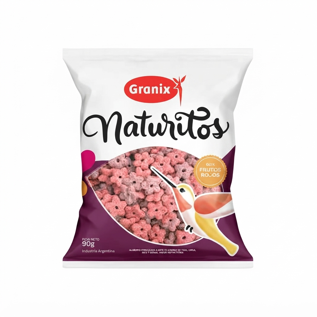 NATURITOS FRUTOS ROJOS GRANIX 90 G