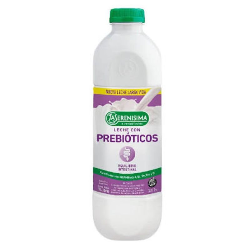 LECHE CON PREBIOTICOS LA SERENISIMA 1L