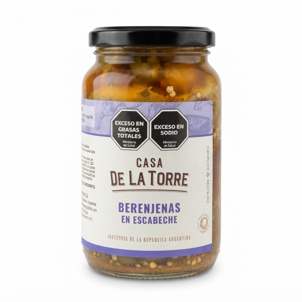 BERENJENAS EN ESCABECHE CASA DE LA TORRE 300G