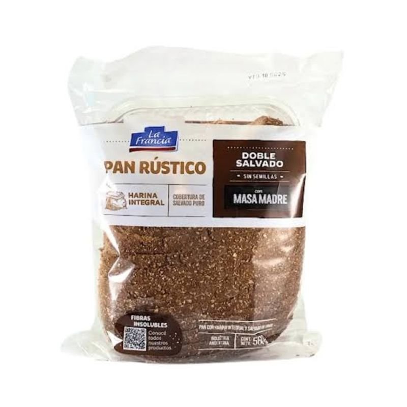 PAN RUSTICO DOBLE INTEGRAL 560 G