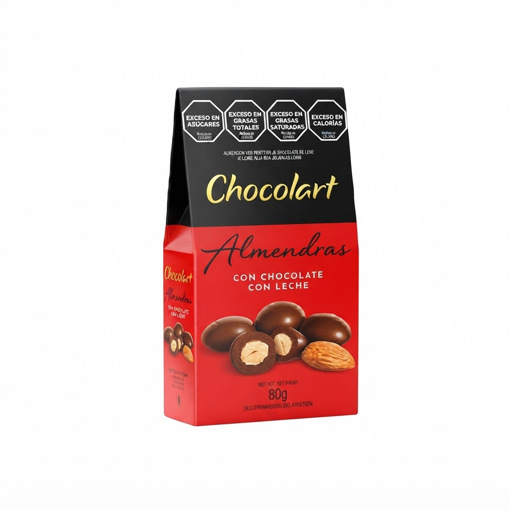 ALMENDRAS C CHOCOLATE CHOCOLART 80GR