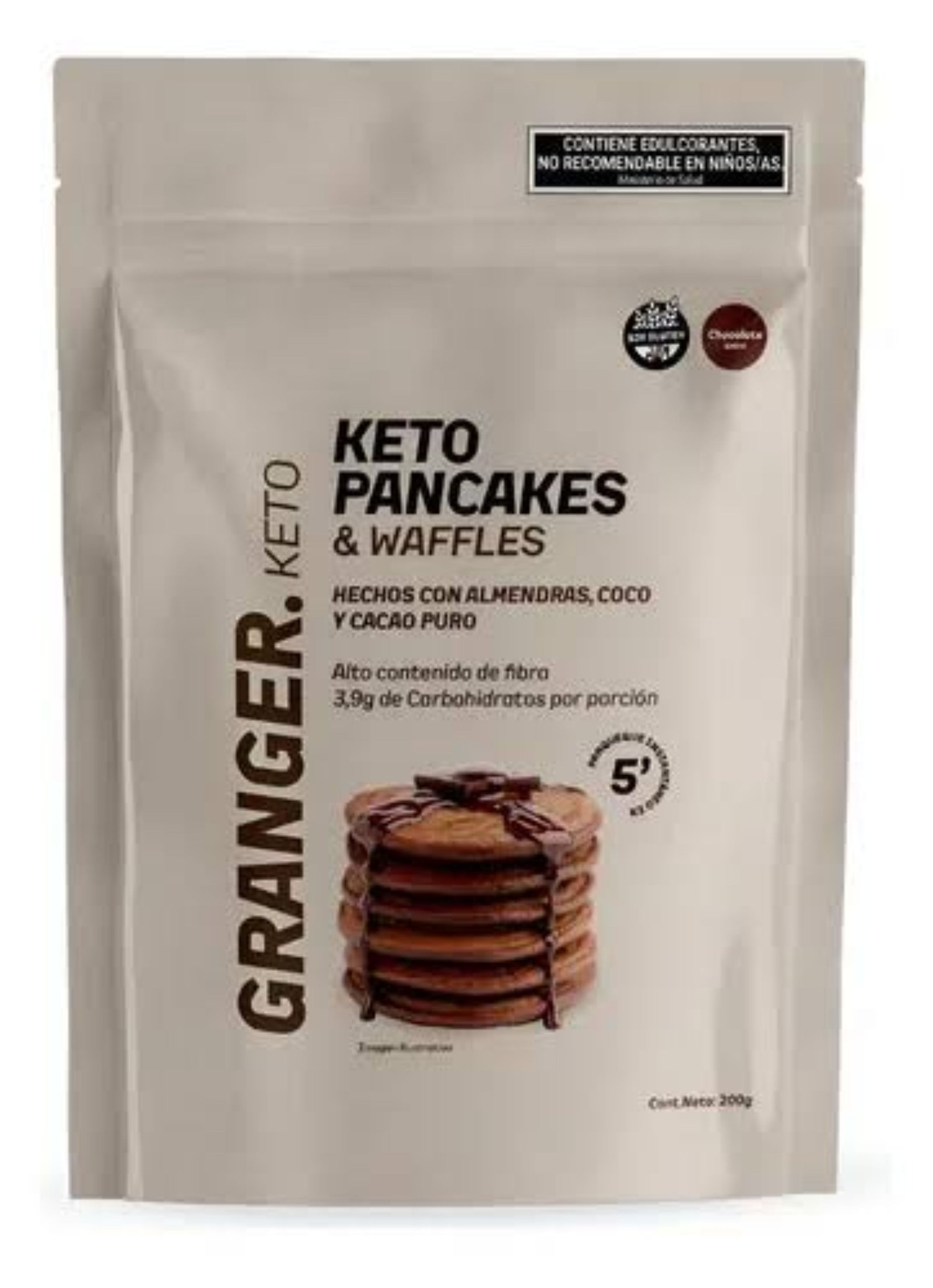 PANCAKES KETO CHOCOLATE