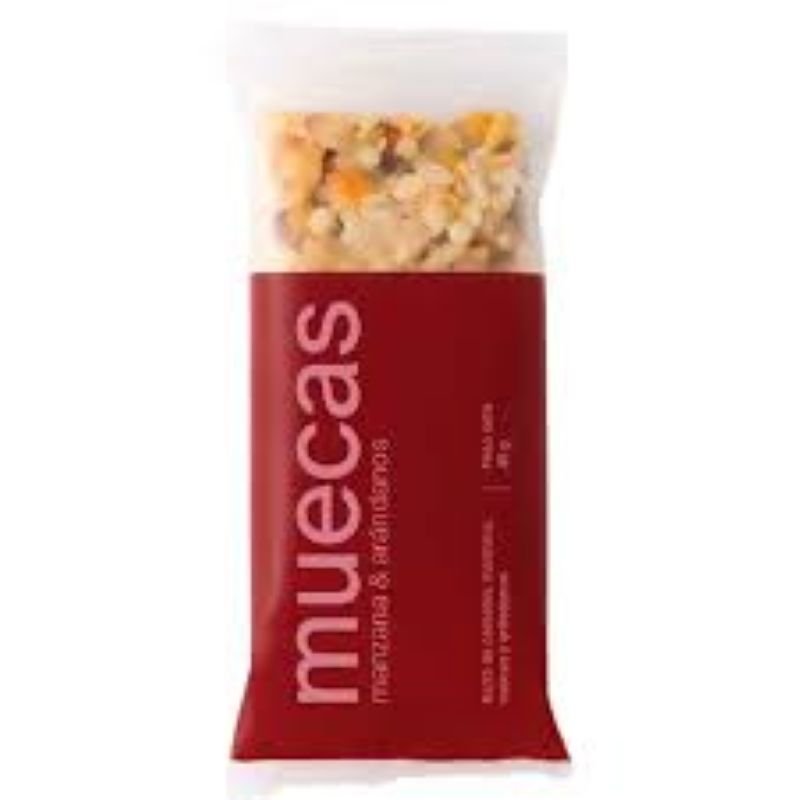 BARRA DE CEREAL MANZANA Y ARANDANOS MUECAS 45 G