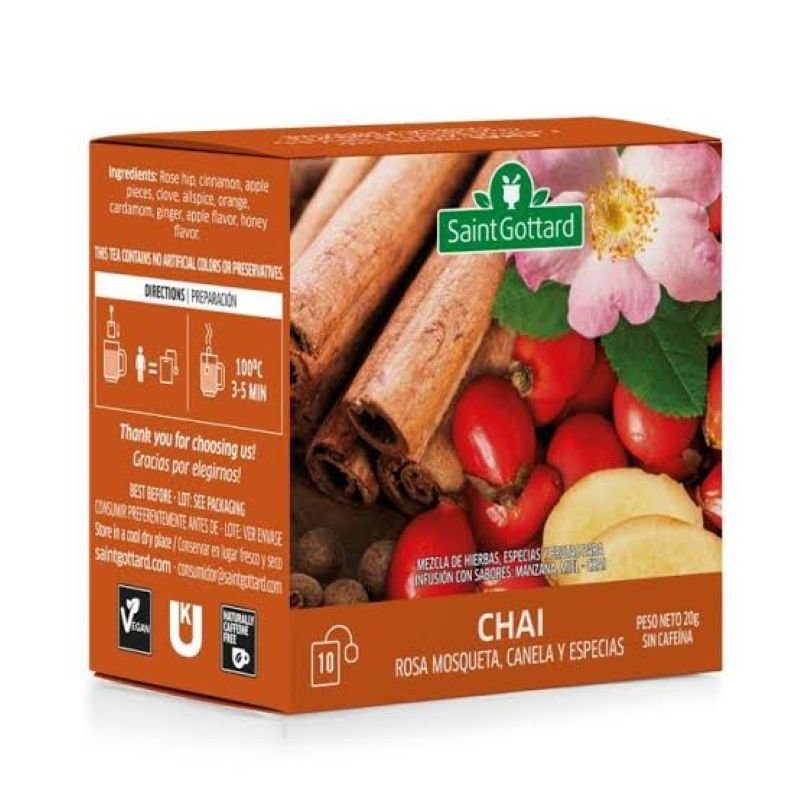 INFUSION CHAI SAINT GOTTARD 10SAQ