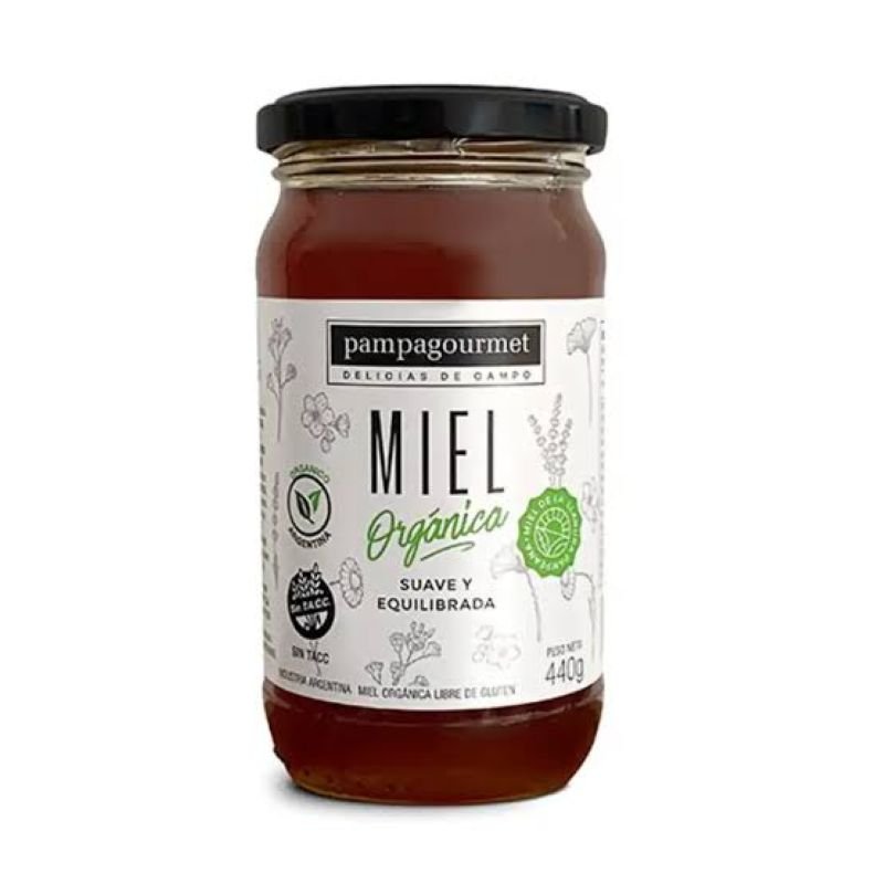 MIEL ORGANICA PAMPAGOURMET 440GR