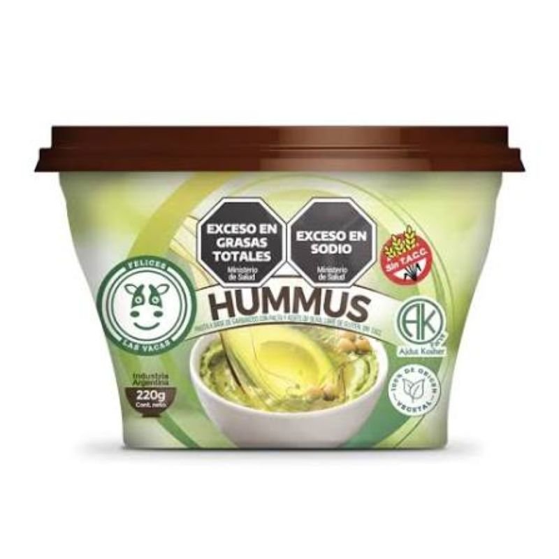 HUMMUS GARBANZOS FELICES LAS VACAS 220 G