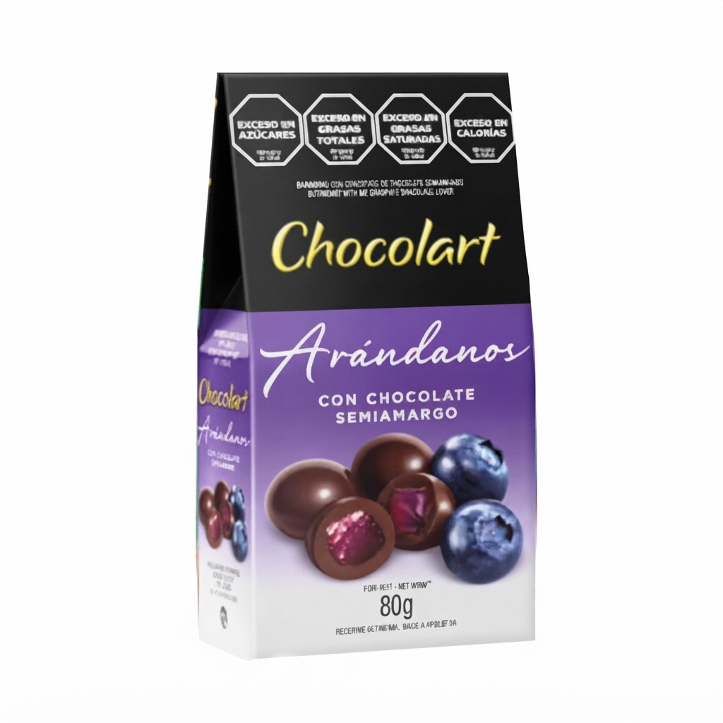 ARANDANOS CON CHOCOLATE CHOCOLART 80GR