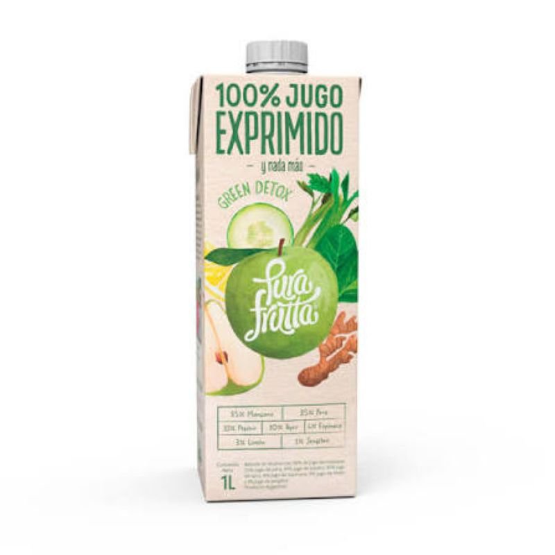 JUGO GREEN DETOX PURA FRUTTA 1 L