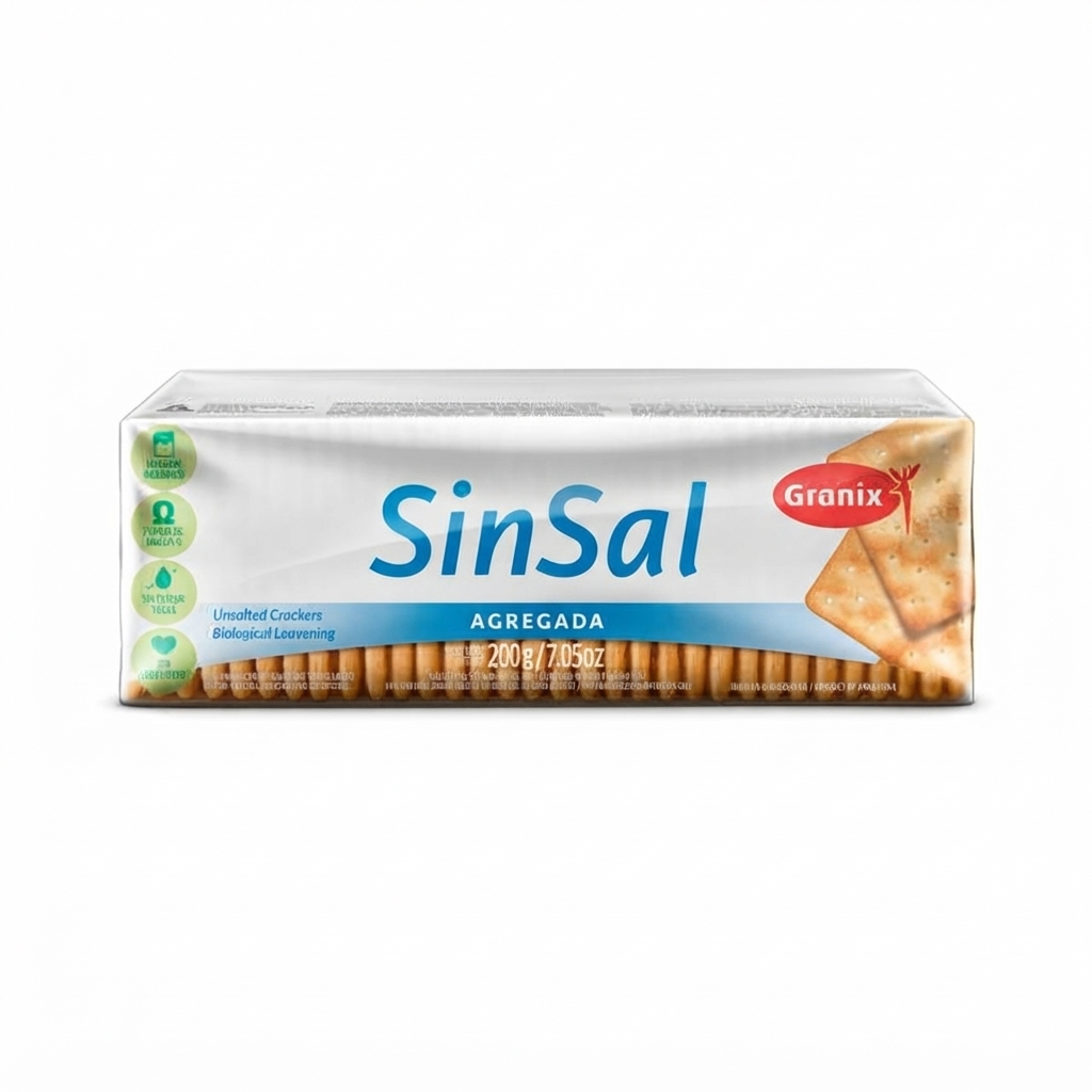GALLETAS SIN SAL AGREGADA GRANIX 185 G