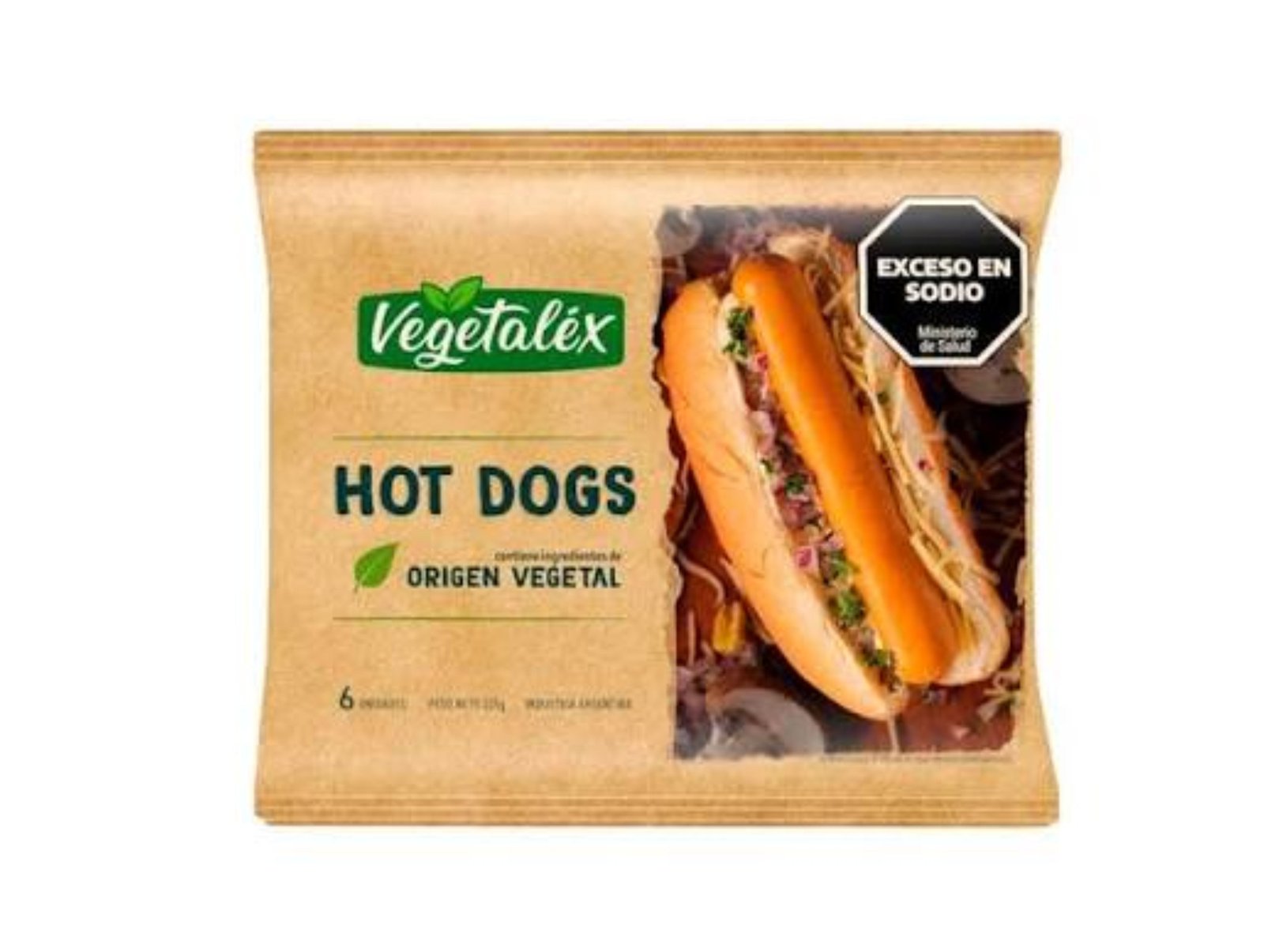 HOT DOGS VEGETALEX 6U