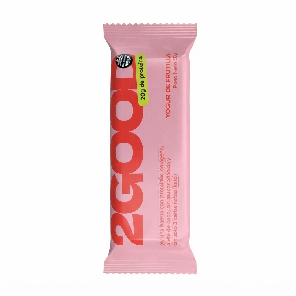 BARRITA PROTEICA 2GOOD FRUTILLA 50GR