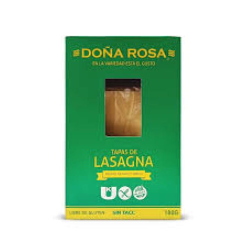 TAPAS DE LASAGNA SINTACC DOÑA ROSA 180GR