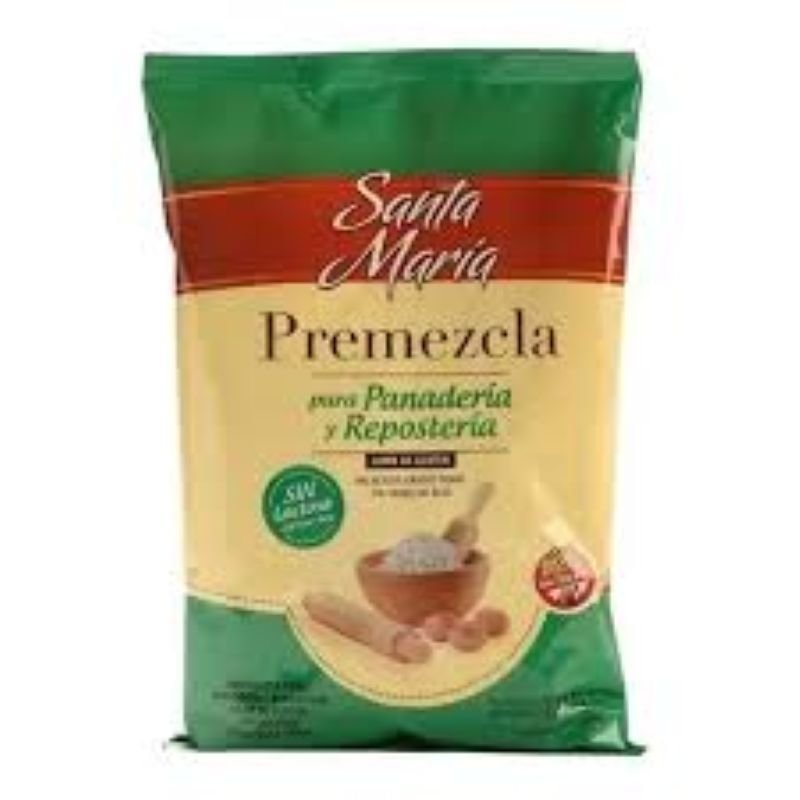PREMEZCLA PANADERIA Y REPOSTERIA SIN LACTOSA SANTA MARIA 100
