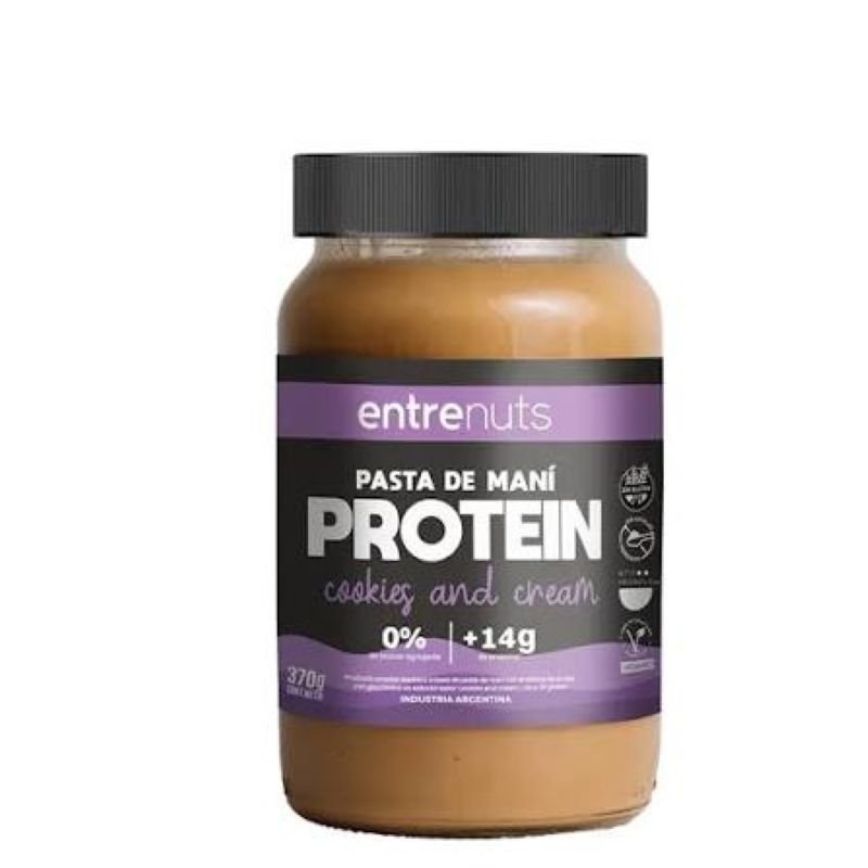 PASTA DE MANI PROTEIN COOKIES ENTRENUTS 370GR