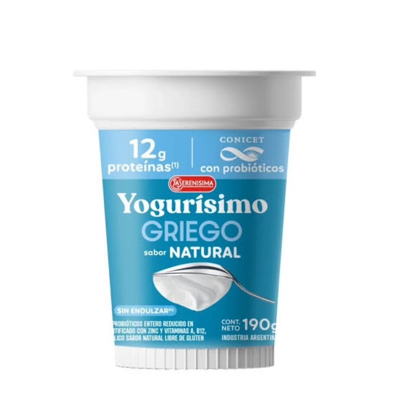 YOGURISIMO GRIEGO NATURAL 190GR
