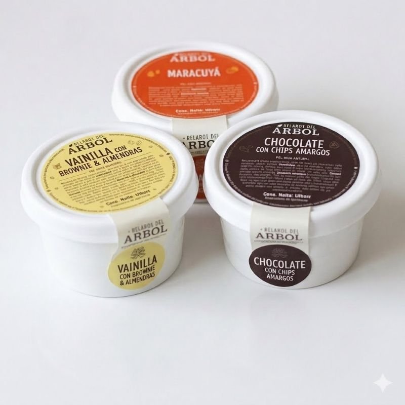 HELADOS DEL ARBOL VARIOS SABORES