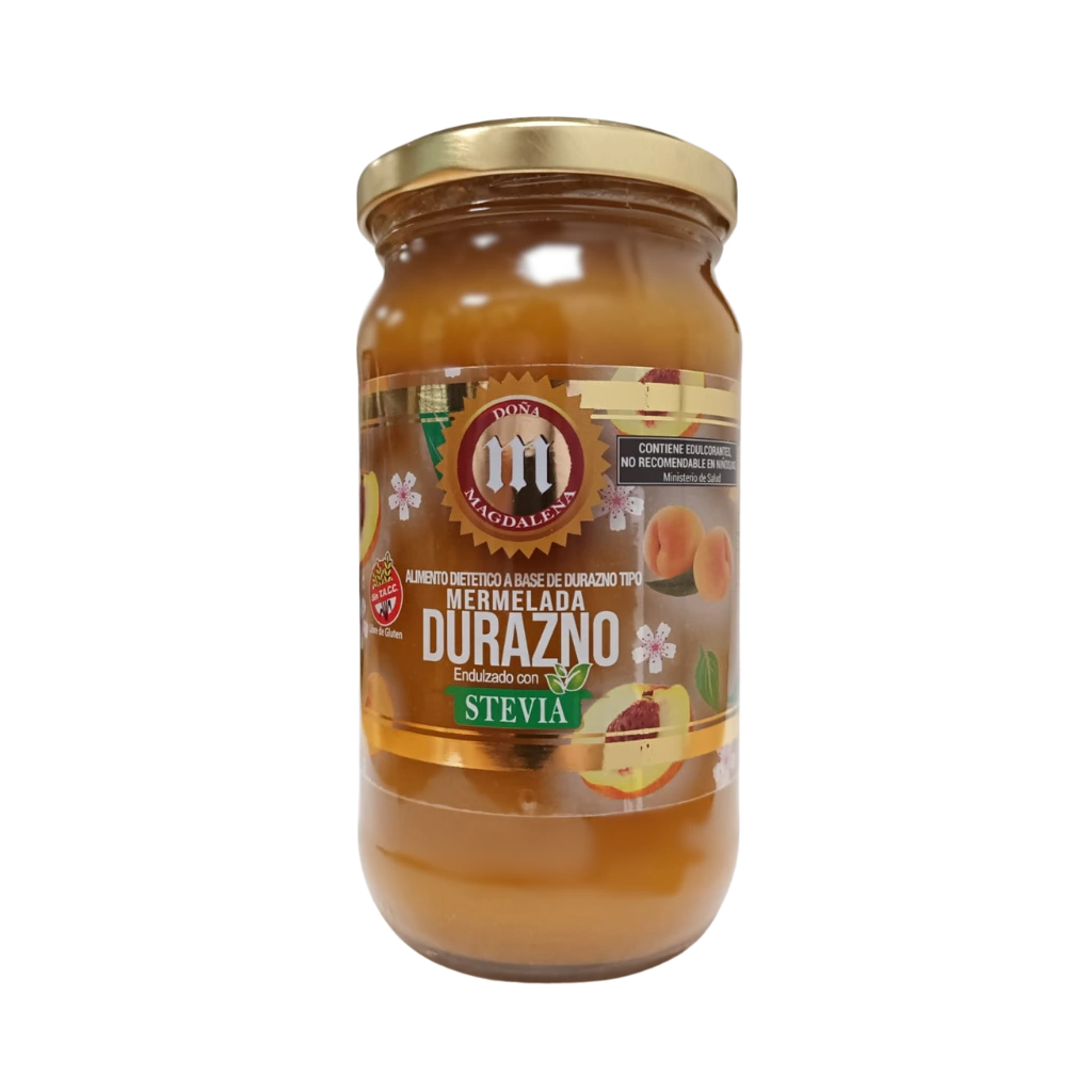 MERMELADA DURAZNO CON STEVIA DOÑA MAGDALENA 360 G