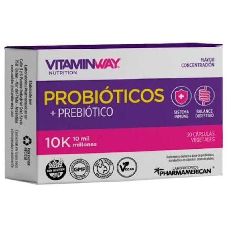 PROBIOTICOS VITAMINWAY 30 CAPS