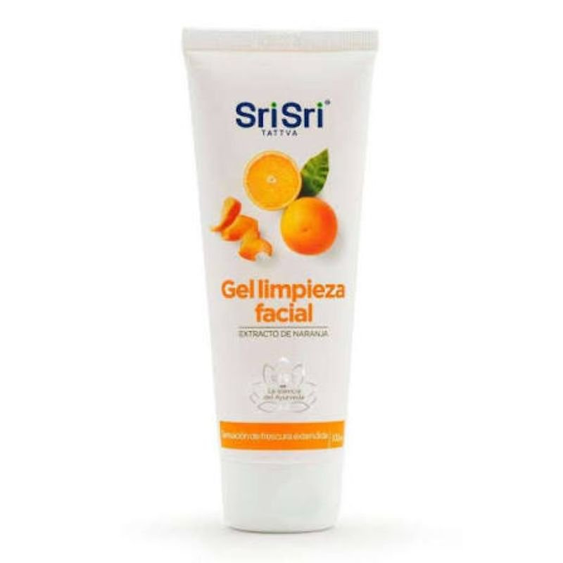 GEL LIMPIEZA FACIAL NARANJA SRI SRI 100GR