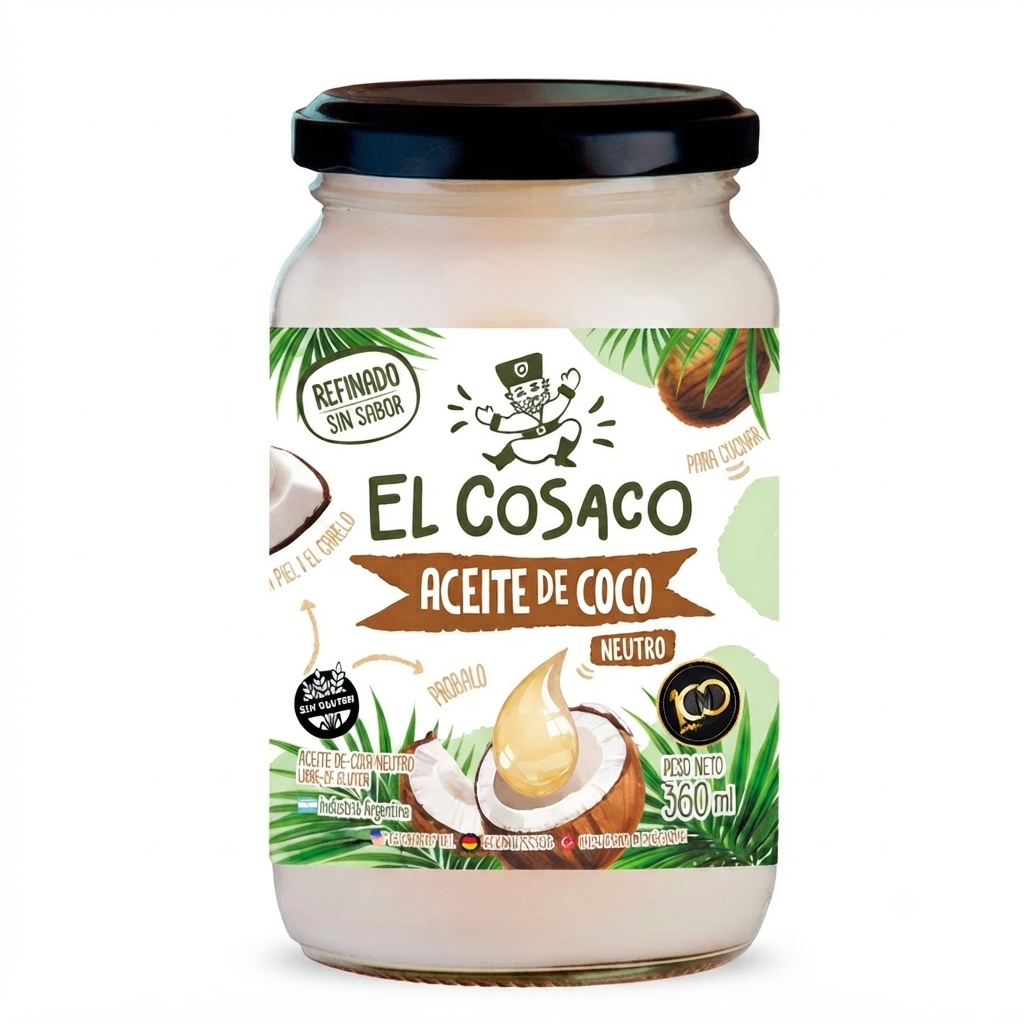 ACEITE DE COCO EL COSACO 360ML