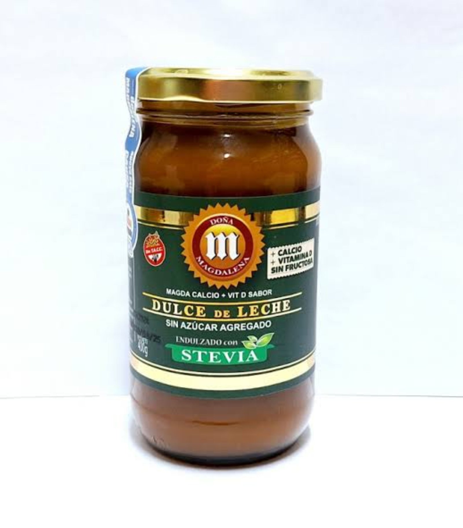 DULCE DE LECHE CON STEVIA SINFRUCTOSA DOÑA MAGDALENA 400 G